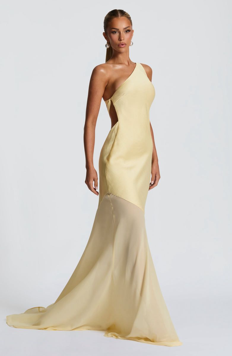 Vestido Longo Cetim Costas Aberta Modern Allure
