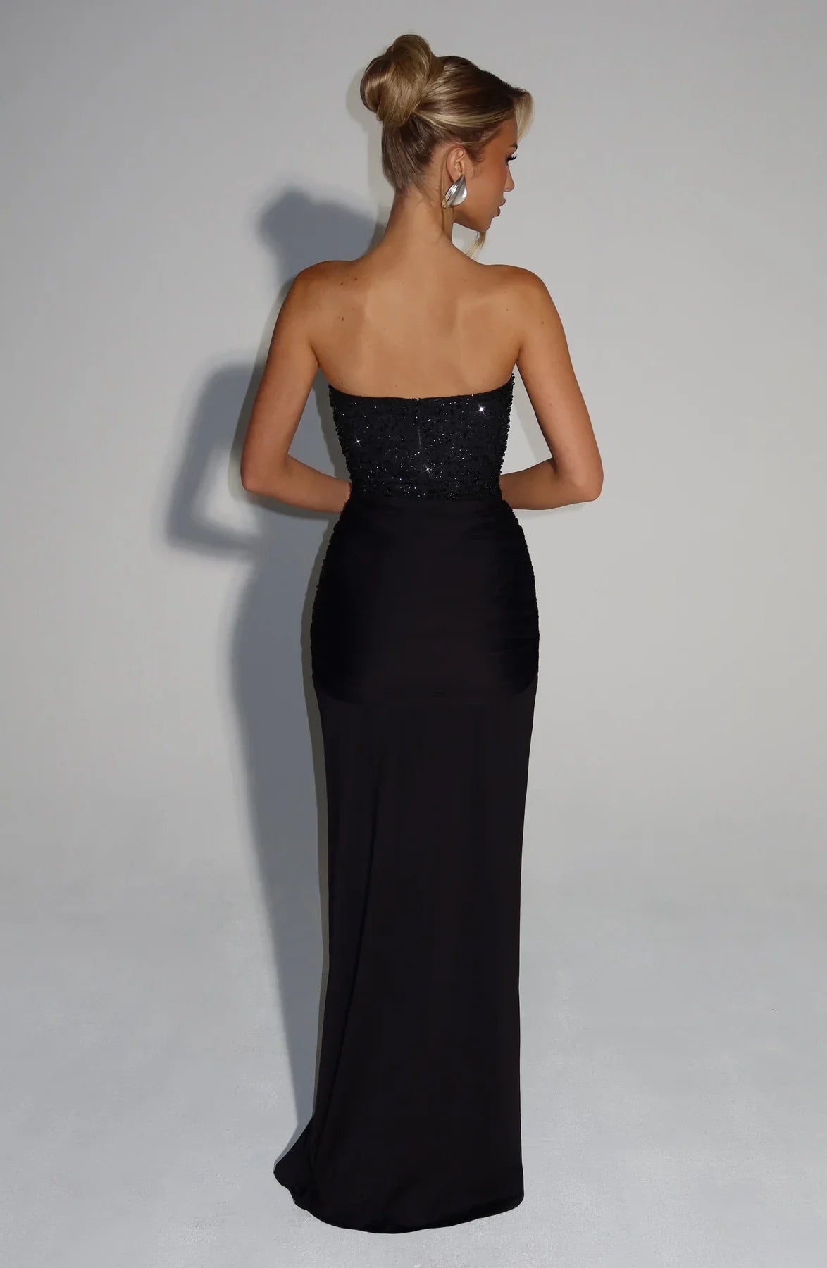 Vestido Longo Corselet de Paetê Modern Dálya