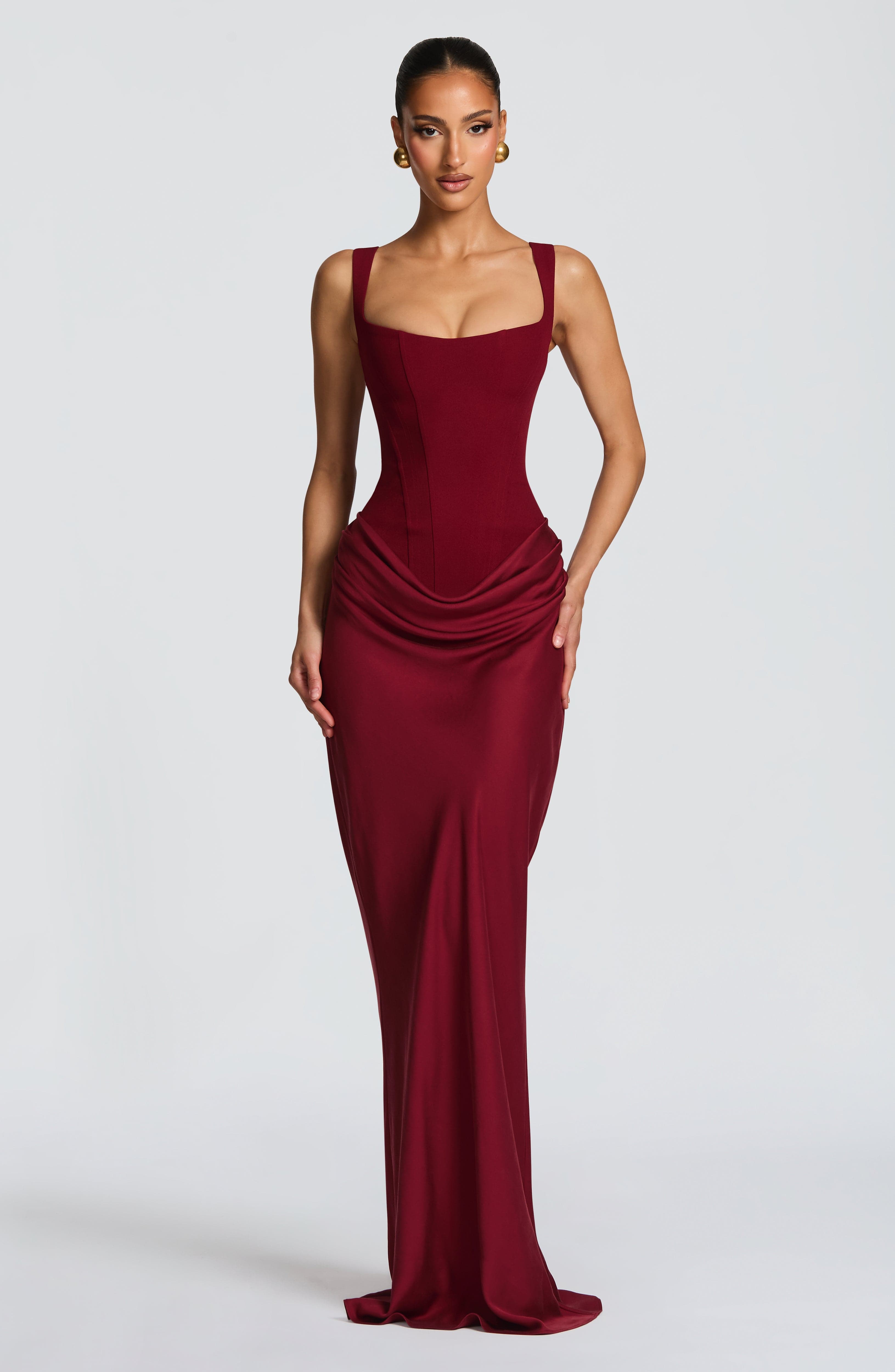 Vestido Longo com Corselet Modern Mia