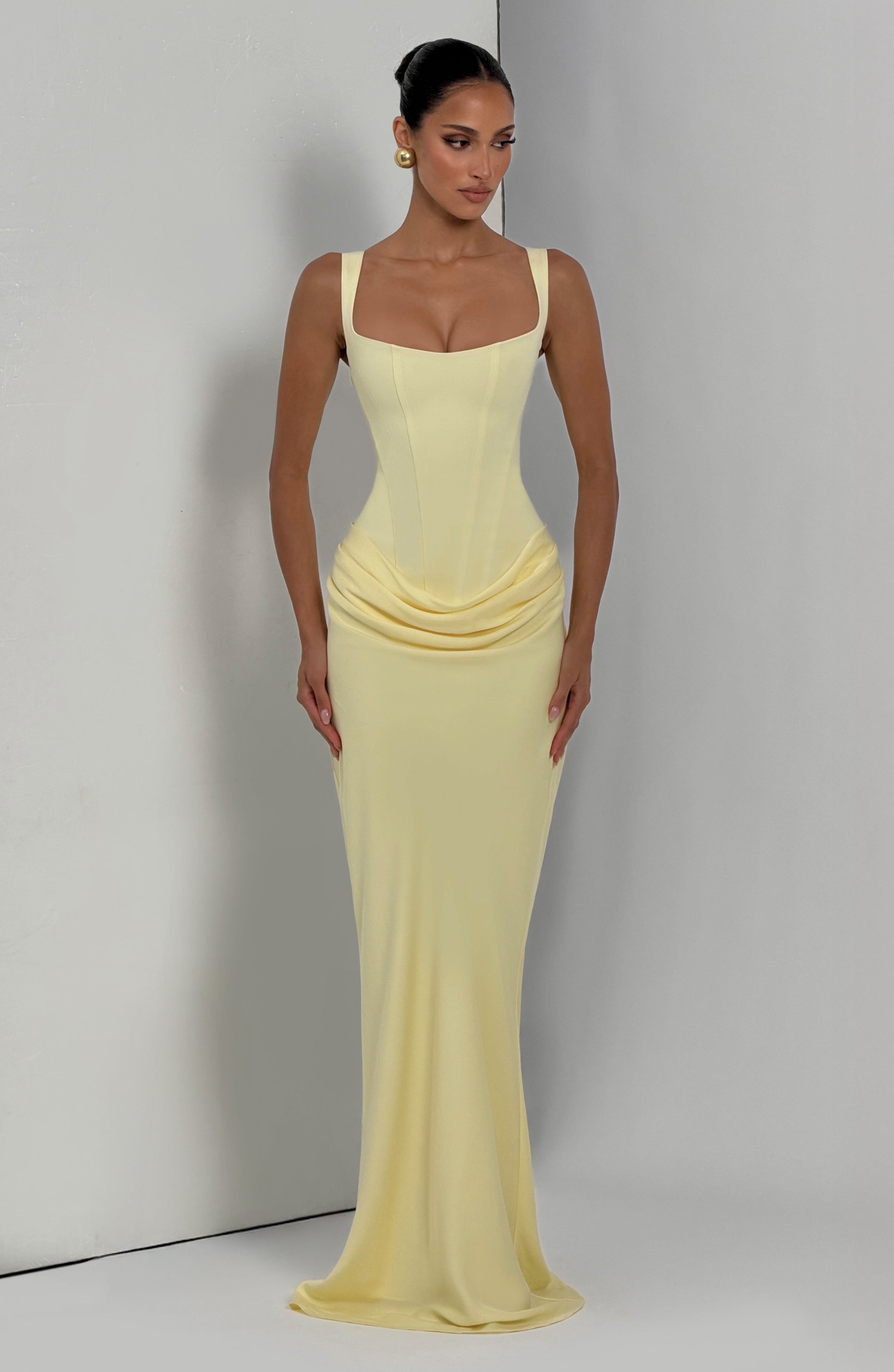Vestido Longo com Corselet Modern Mia