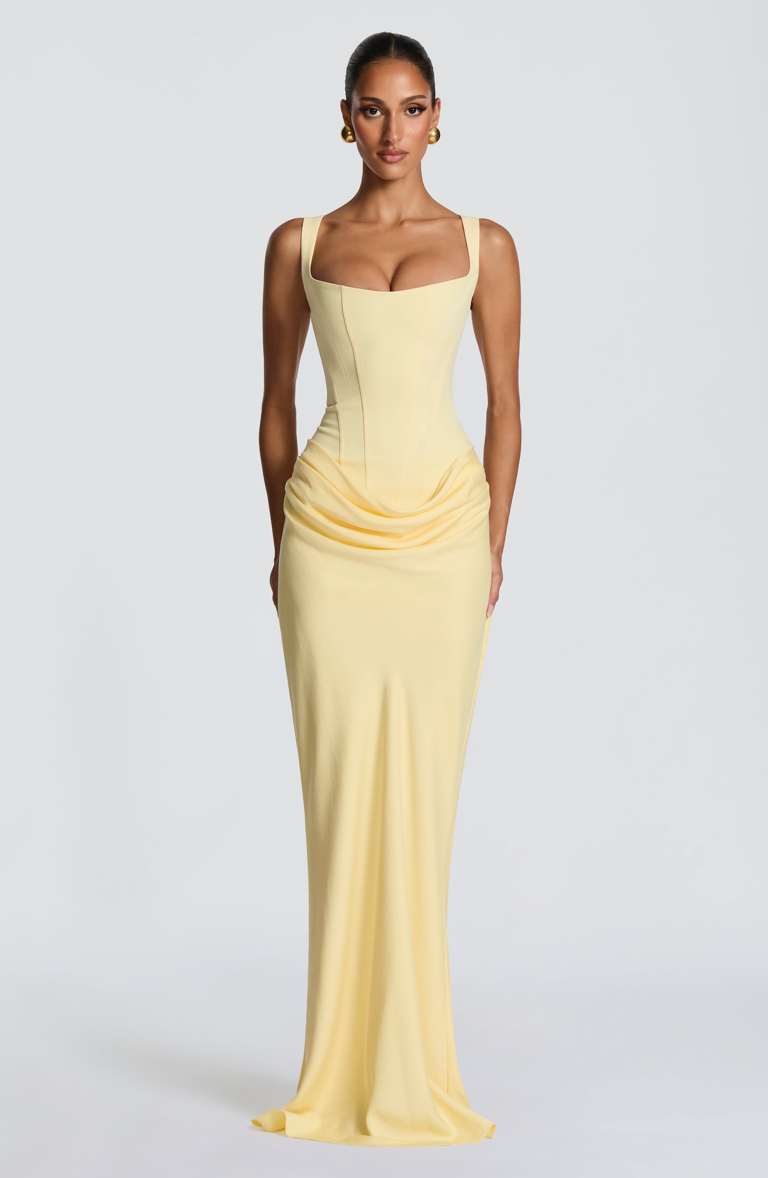 Vestido Longo com Corselet Modern Mia
