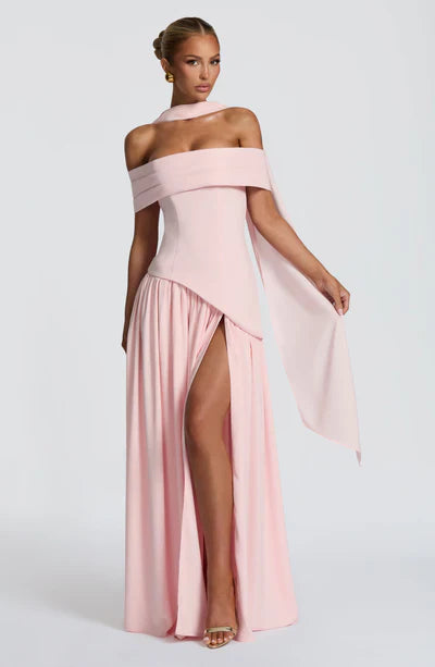 Vestido Ombro a Ombro Elegante Modern Mya
