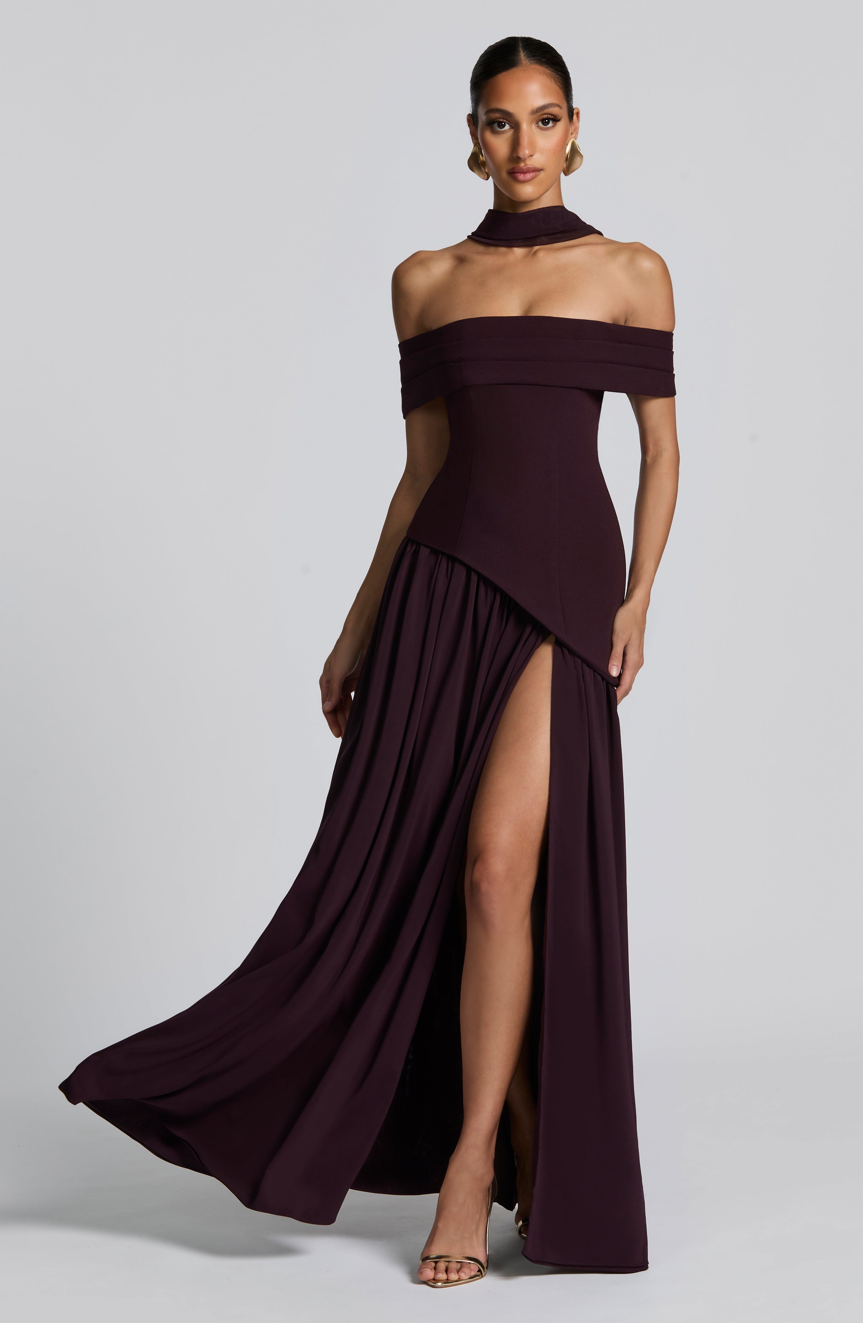 Vestido Ombro a Ombro Elegante Modern Mya