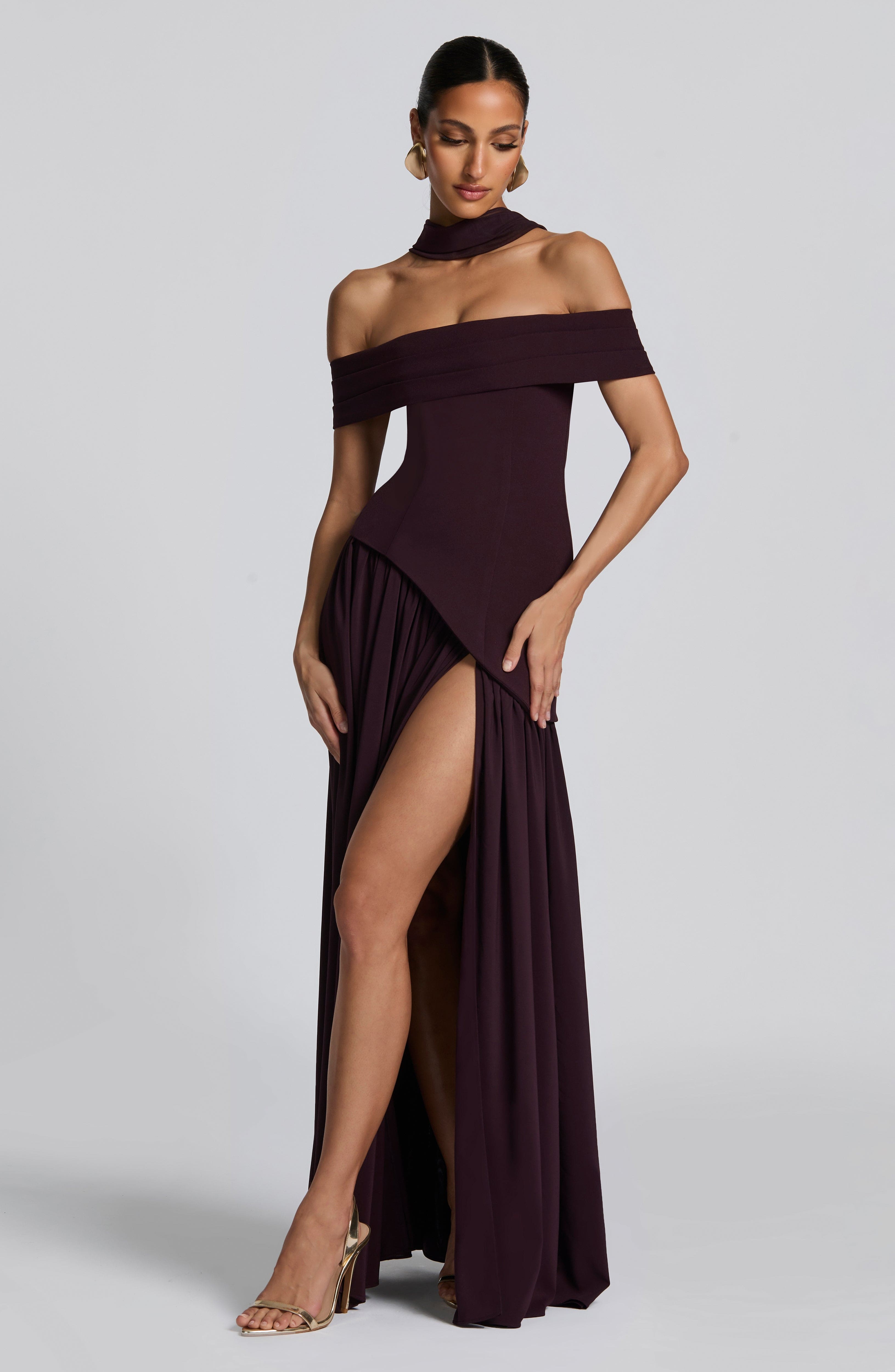 Vestido Ombro a Ombro Elegante Modern Mya