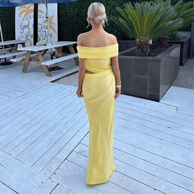Vestido Longo Ombro a Ombro Modern Briella