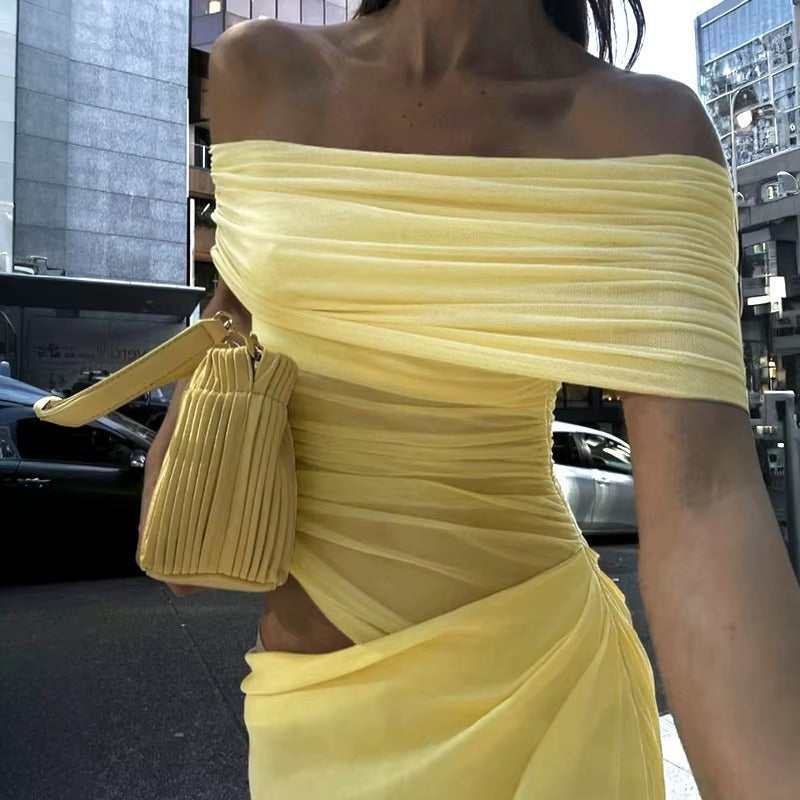 Vestido Longo Ombro a Ombro Modern Briella