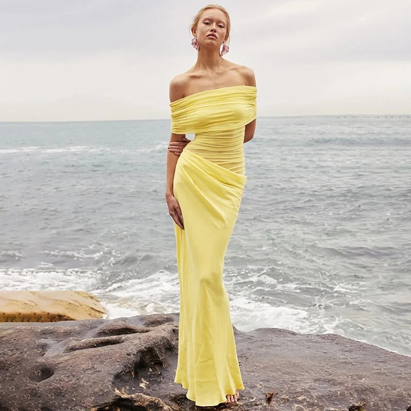 Vestido Longo Ombro a Ombro Modern Briella