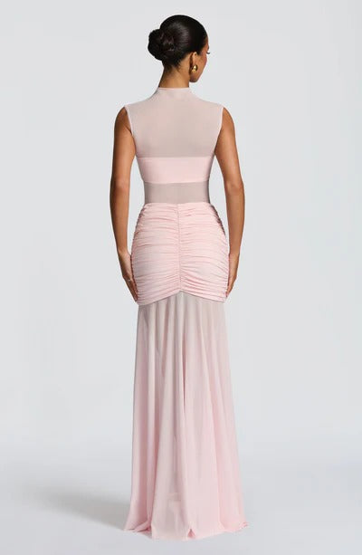 Vestido Longo com Tule Modern Ravih