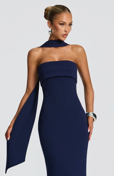 Vestido Longo sem Alças Modern Liz