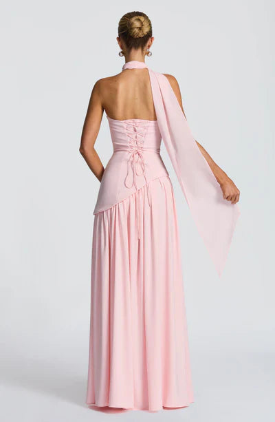 Vestido Longo Sem Alças Elegante Modern Mya