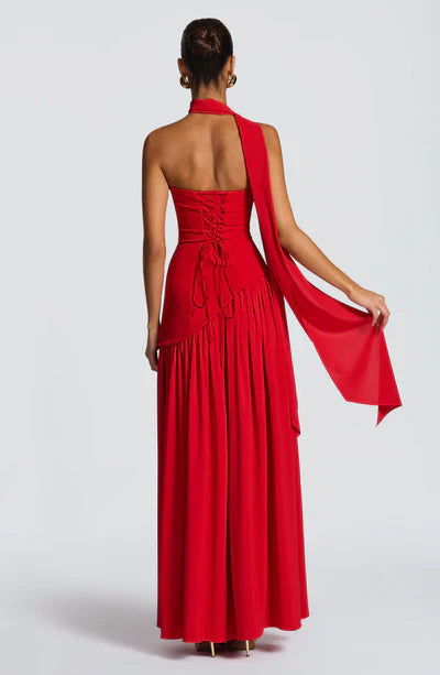 Vestido Longo Sem Alças Elegante Modern Mya