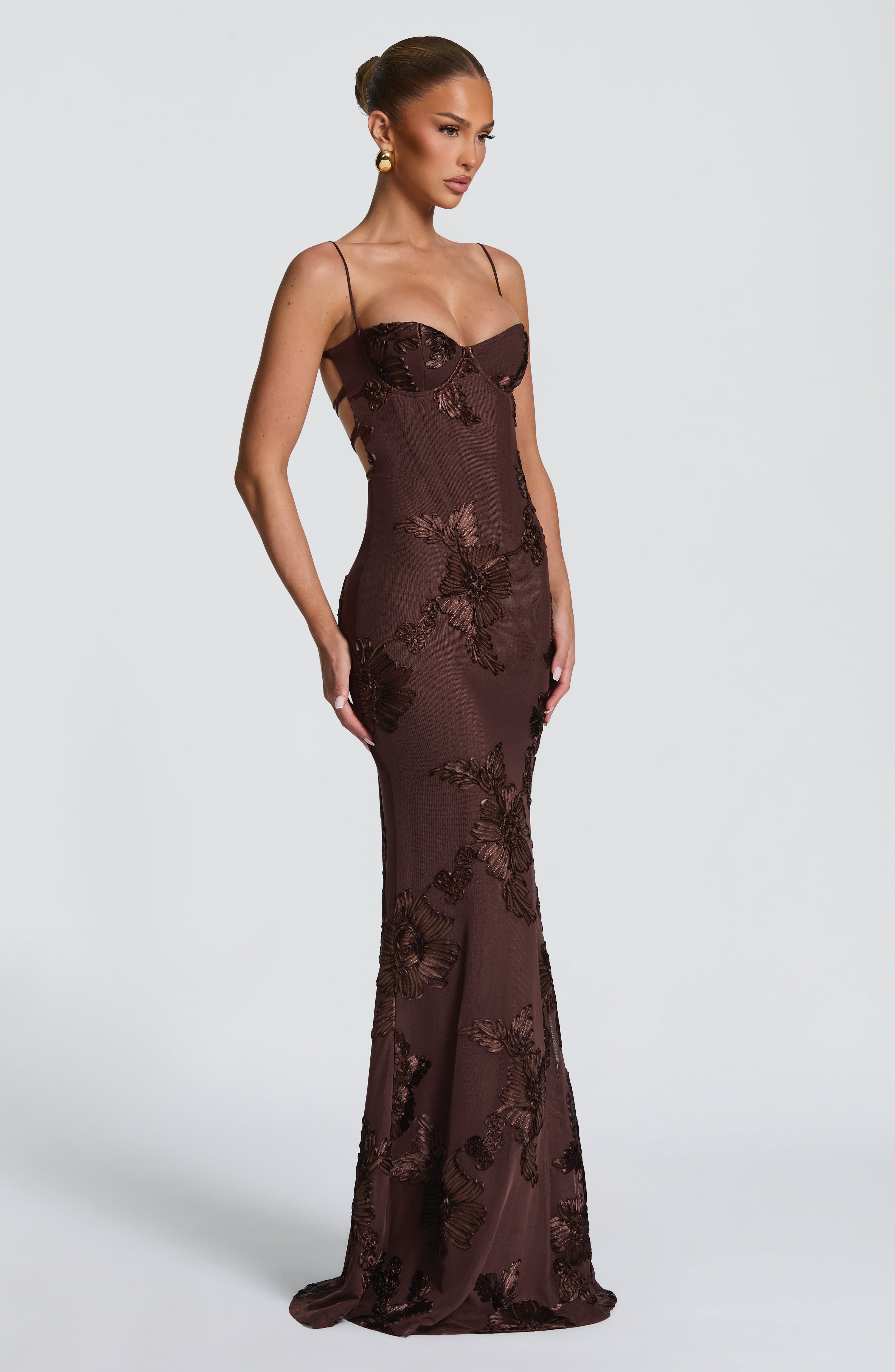 Vestido Longo Modelador com Corset Modern Mirabella