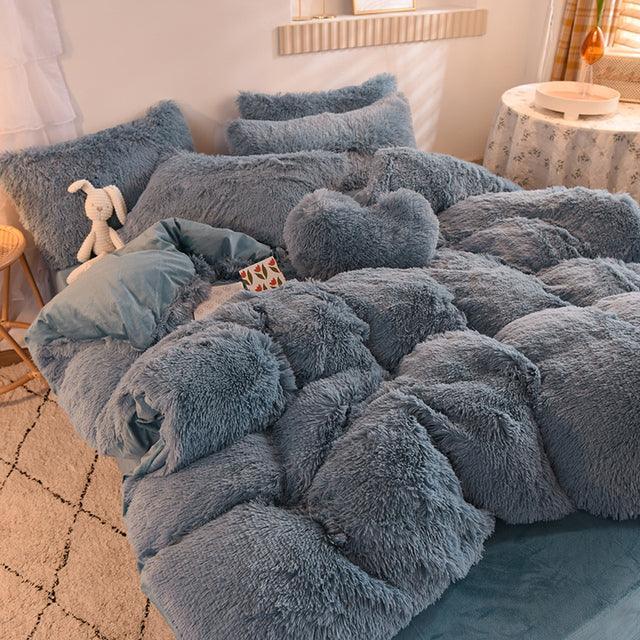 Roupas de Cama em Pelúcia Enjoy Life™ - Ultra Confort com 4 Peças