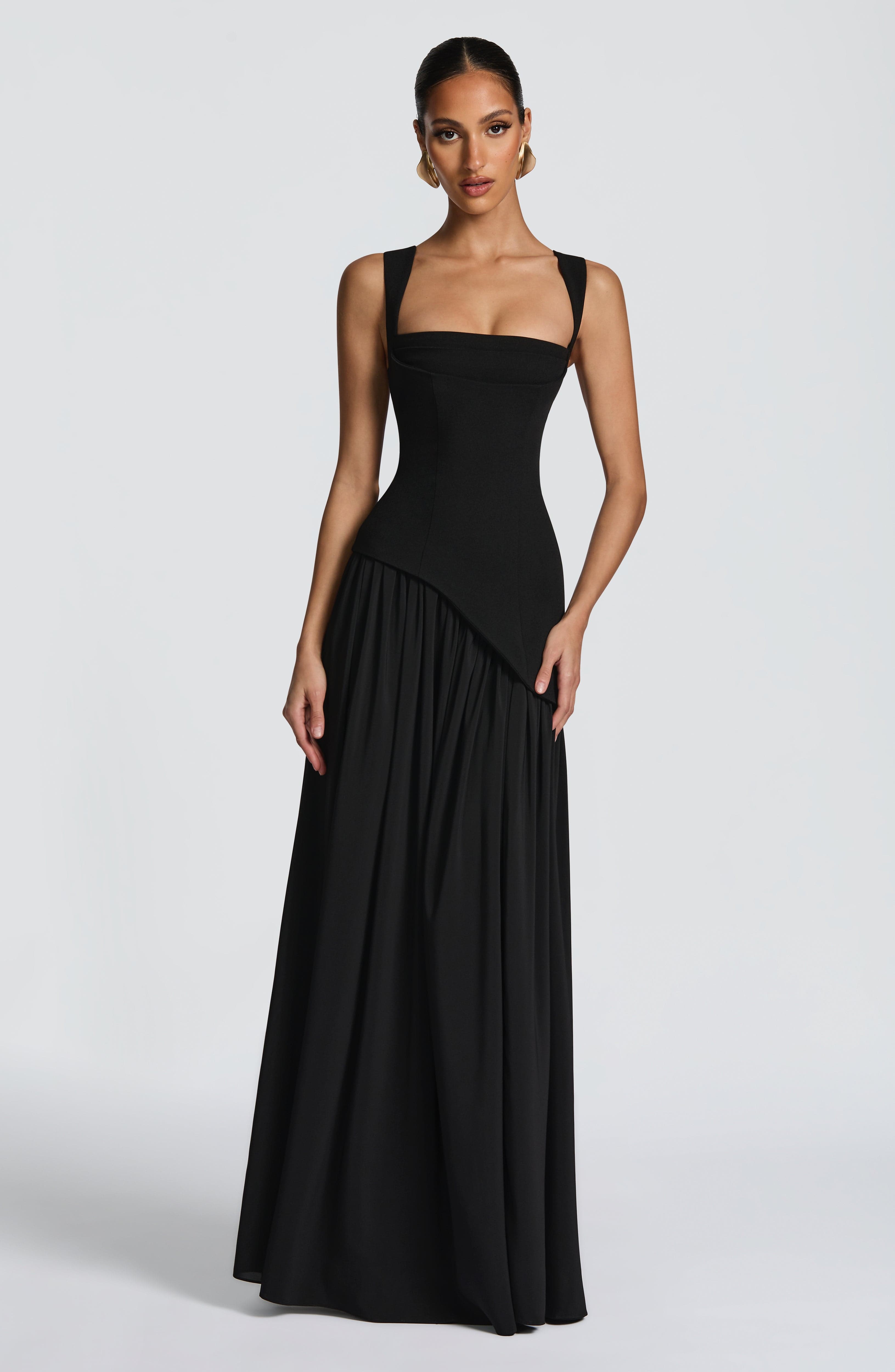 Vestido Longo Corset com Alças Modern Tullulah