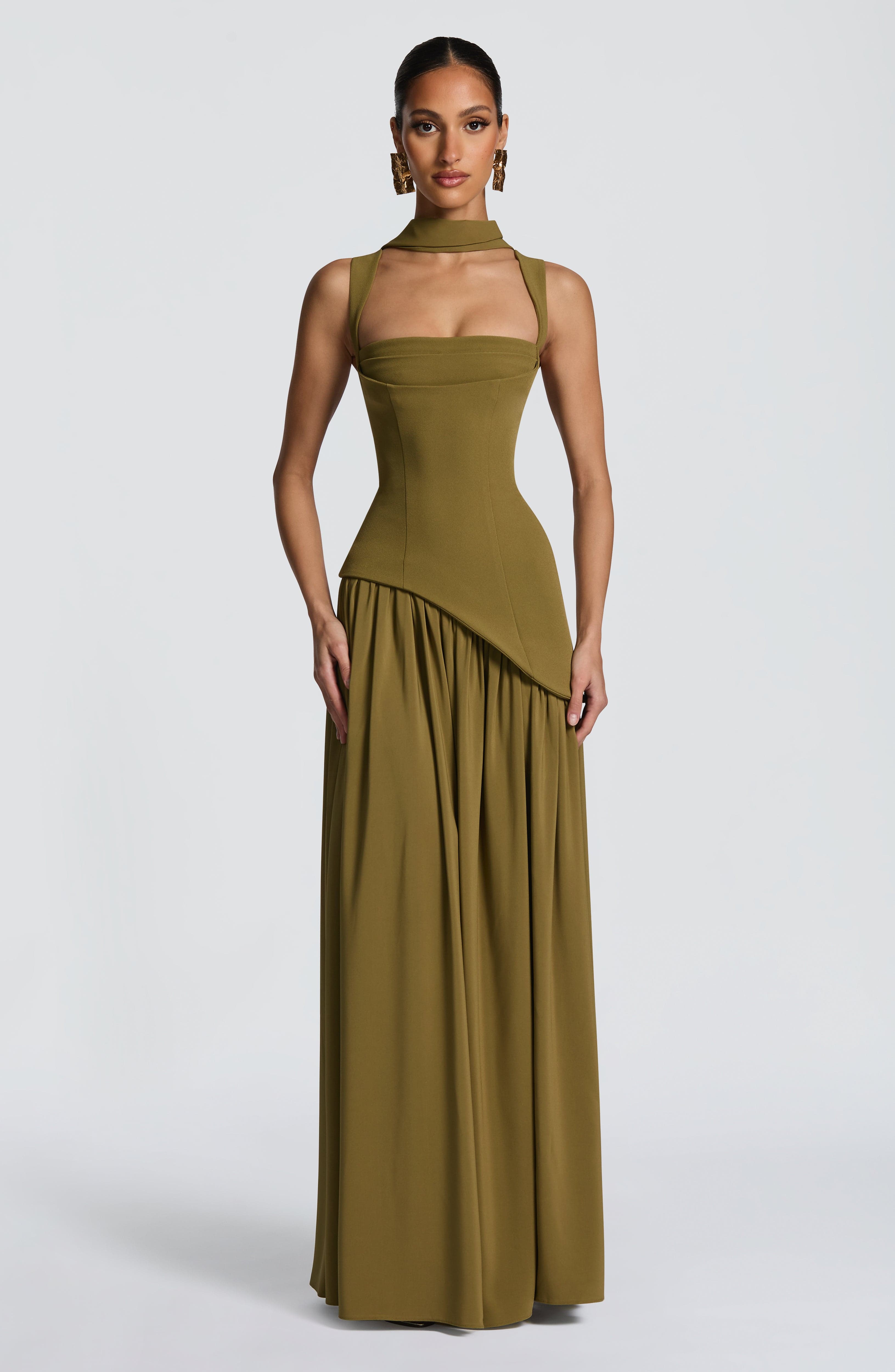 Vestido Longo Corset com Alças Modern Tullulah
